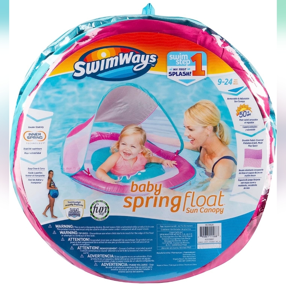 SwimWays baby spring float Sun Canopy